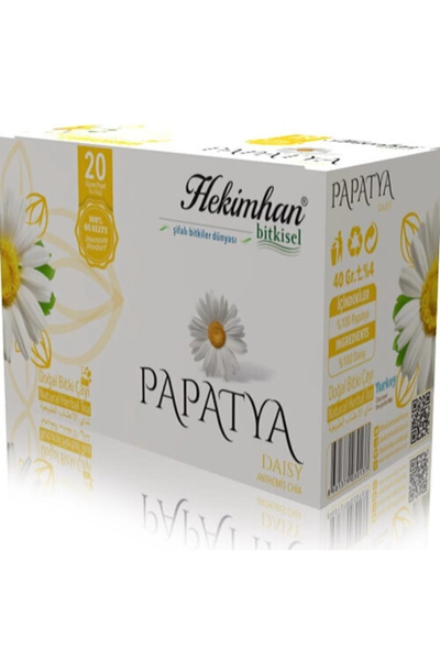 hekimhan bitkisel Papatya Çay 20 Li