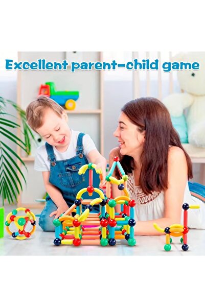 LIXADA 25 قطعة من مكعبات البناء المغناطيسية ثلاثية الأبعاد للأطفال - لعبة بناء مغناطيسية - بناء تعليمي STEM