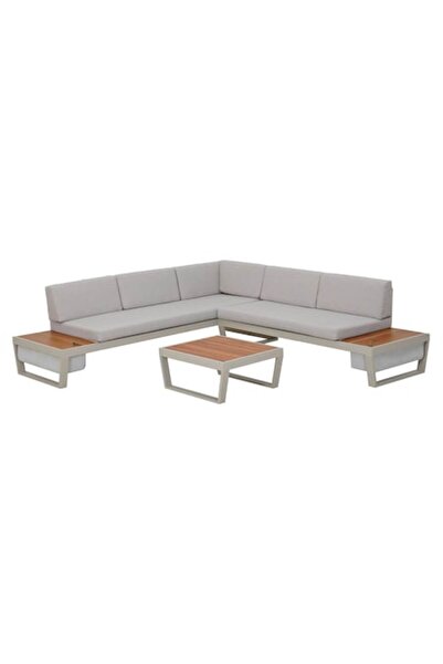 Maison Mex Set mobilier gradina/terasa coltar 3 piese, BARBICAN, L.250 l.250 ...