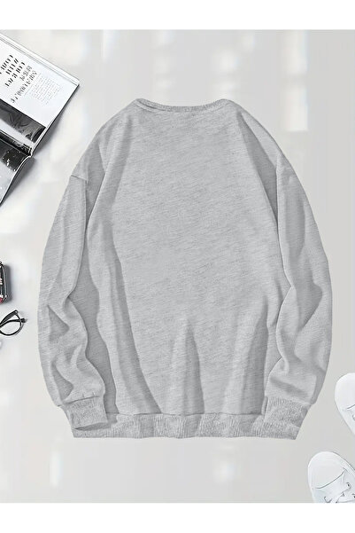 uyguntarz Unisex Happycherry Design Printed Sweatshirt