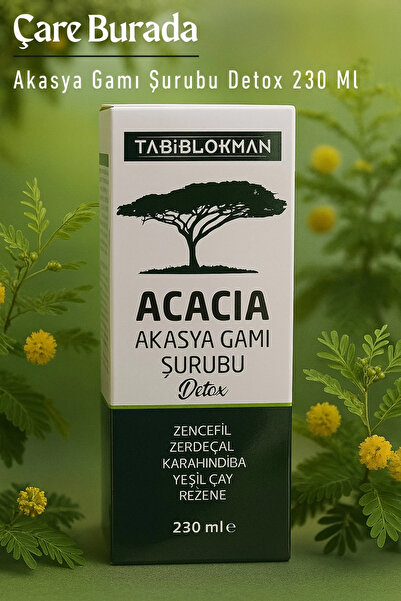 Çare Burada TabibLokman - Akasya Gamı Şurubu Detox 230 Ml