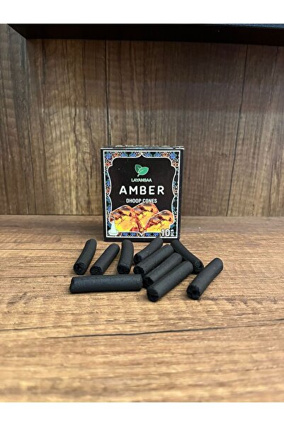 MKD AVM Amber Kokulu Geri Akış Backflow Şelale Tütsü Konisi 5 Adet