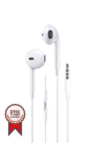 Torima Kablolu Kulaklık Jack Girişli Kulakiçi Kulaklık YD20 Beyaz