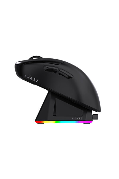 Ajazz AJ179P MC 3 Modlu 1000Hz 12.000 Dpı Manyetik Şarj Istasyonlu Paw3311 Optik Sensör Gaming Mouse