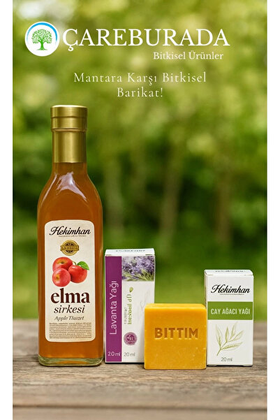 Çare Burada Hekimhan Elma Sirkesi, Lavanta Yağı, Bıttım sabunu, Çay ağacı Yağ...