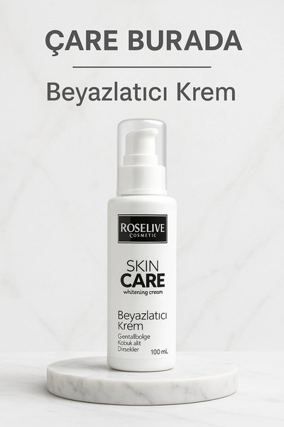 Çare Burada Roselive - Beyazlatıcı Krem 100 Ml (Genital & Koltukaltı & Dirsek)