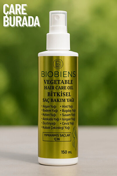 Biobiens - Bitkisel Yağlı Saç Bakım Spreyi 150 ml (Yıpranmış Saçlar)