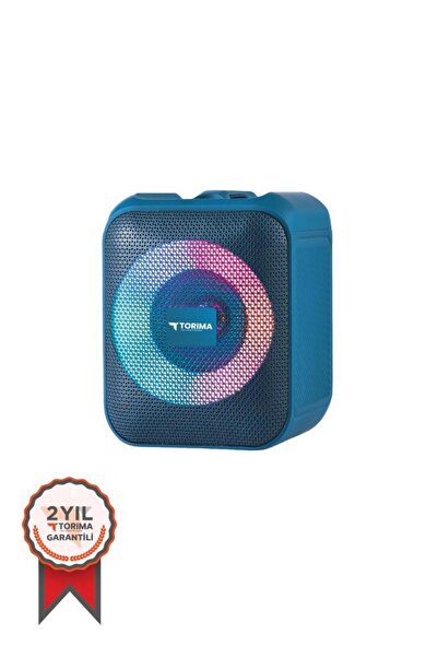 Torima Bluetooth Hoparlör Rgb Işıklı Taşınabilir Speaker D13 Mavi