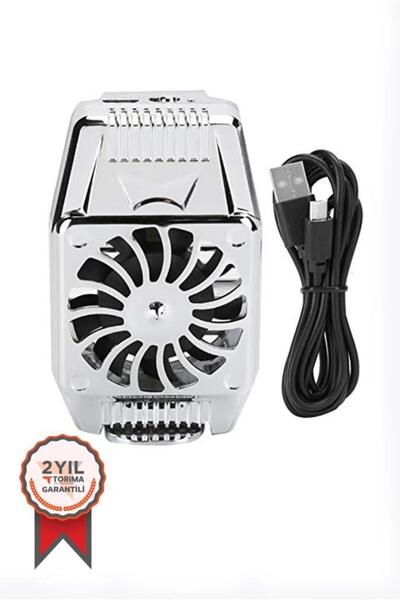 Torima Cep Telefon Soğutucu Taşınabilir Fan H15 Gümüş