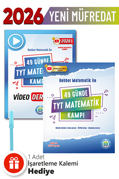 REHBER MATEMATİK YAYINLARI 49 Günde TYT Matematik Ders Notları - TYT Matematik Kampı