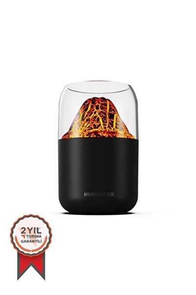 Torima Hava Nemlendirici Aroma Difüzör Renkli Işıklı Sessiz Masaüstü Hava Nemlendirici Y10 Siyah