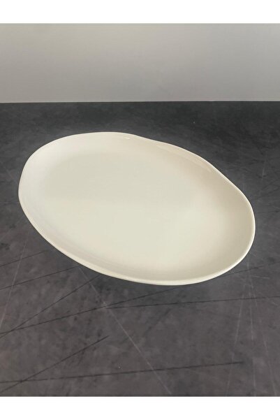 Porselen Diyarı Seashell Porcelain 36 cm Oval Boat Plate