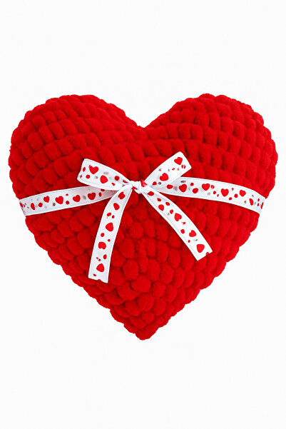 ARTTMACRAME Valentine's Day Special Puffy Heart Pillow – Decorative Gift