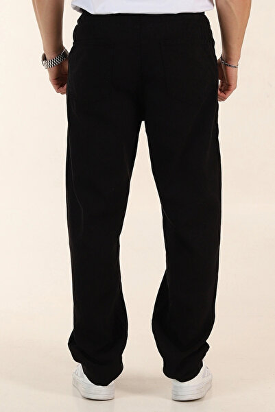 EXSPORT Ανδρική μαύρη ίσια φούτερ