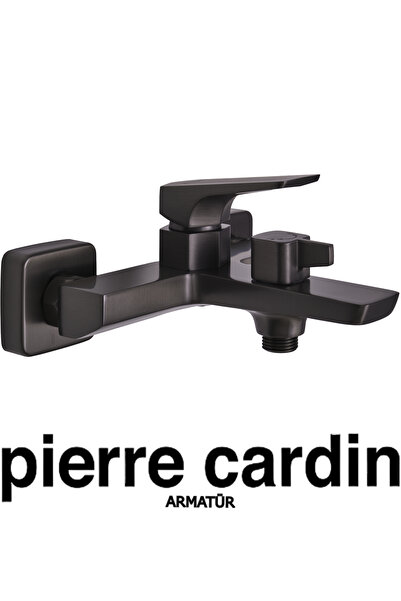 Pierre Cardin Molt Gun Metal Banyo Armatürü – Modern Su Tasarruflu Banyo Bata...
