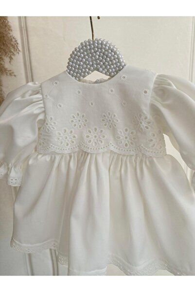 Hobidik Kız Bebek Çocuk Fisto Detaylı Elbise Seti