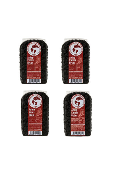Alaşehir Kadın Kooperatifi Antep Karası( Çekirdekli) Siyah Kuru Üzüm 250 Gr D...