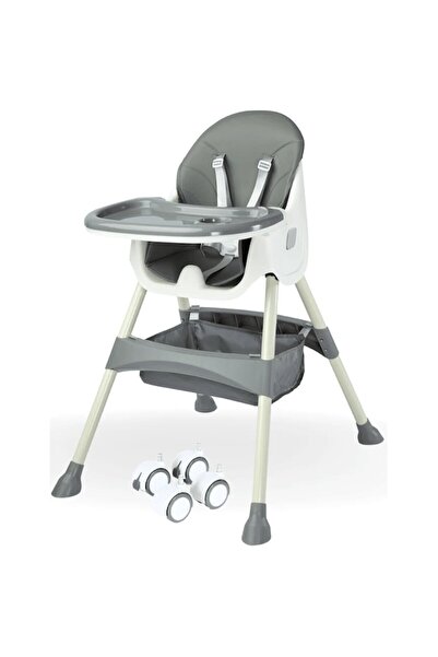 Smart Vibe Foldable 4-in-1 High Chair KinderVibe 6 Months+, Multifunctional and Stable, Adjustable Height, D