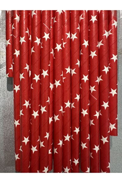 DODO PACK KAĞIT PİPET YILDIZ DESENLİ 25 ADET