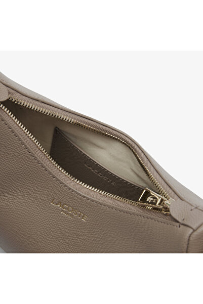 Lacoste Champs-Élysées Kadın Deri Bej Omuz Çantası