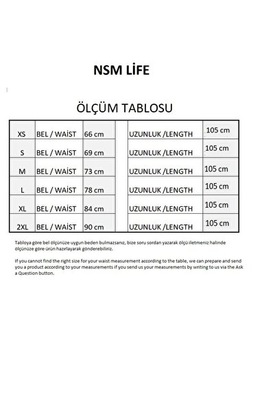 NSMLİFE Women's Red Pocketless Pleated A-Line Evening Skirt