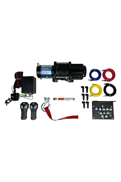 QUATRO 5000lb ATV Vinç Sentetik Halatlı