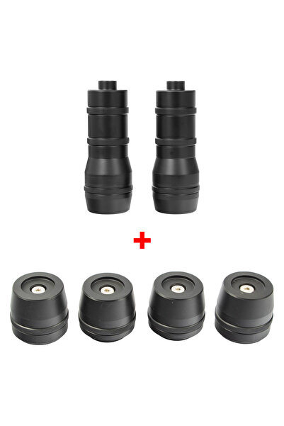 GP KOMPOZİT Yamaha MT-25 2015-2025 Uyumlu 6 lı Takoz Seti Siyah