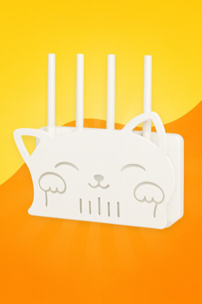 VENON Wifi Box Moderm Catbox – Decorative Wall Organizer 22X15 Router Storage Decorative Decoration