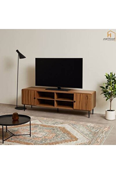 Al Saada Home وحدة تلفزيون - 163×40×54 سم - بني