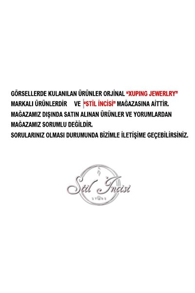XUPING JEWELRY Stil Incisi/ 14 Ayar Altın Kaplama Rihanna Zirkon Taşlı Model Bileklik