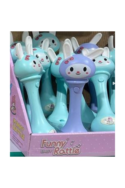 Choice Rabbit Baby Rattle - Safe Musical Toy for Infants Random Color Single