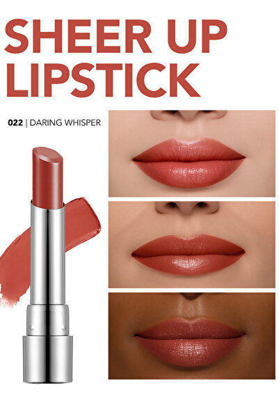 Flormar Nemlendirici Parlak Ruj- Sheer Up Lipstick - 022 Daring Whisper - 8682536097949