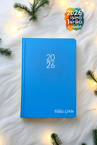 Hediyelen İsme Özel Rengarenk 2026 Tarihli Ajanda