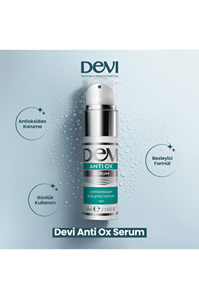 Devi Anti Ox Serum 30ml Yoğun Nemlendirici Ve Renk Tonu Eşitleyici Antioksidan Serum