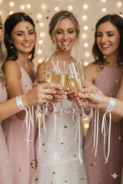 Deniz Party Store Gold 1 Adet Bride To Be Ve 11 Adet Team Bride Ayarlanabilir...