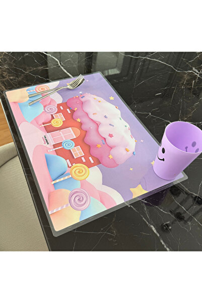 The Grade American Dinnerware Set of 2, Candy House Themed Children's American Dinnerware Tableware and Home Decoration Placemat