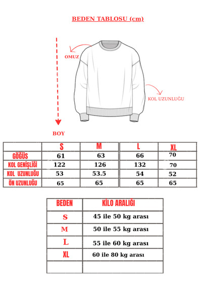 Miyalon Kadın 2 İplik Şardonlu Sweatshirt