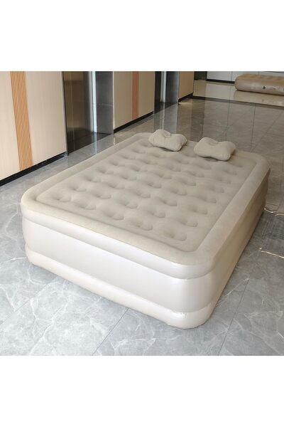 AutoFamily AUTO FAMILY Portable Inflatable Air Mattress with Electric Pump (200 X 150 X 40 CM)