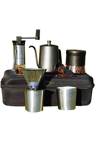 AutoFamily مجموعة ماكينة تحضير القهوة المحمولة الفاخرة من أوتو فاميلي