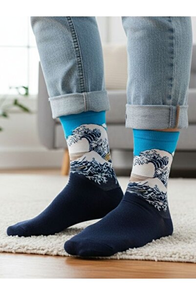 AKSU ÇORAP جوارب كاناجاوا ويف آرت سوكيت