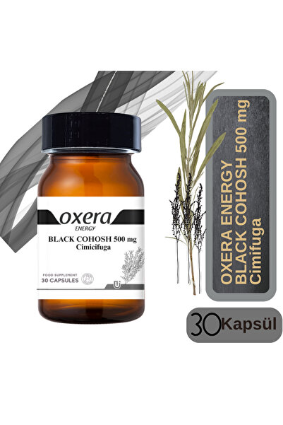 OXERA ENERGY OXERA BLACK COHOSH 500 mg 30 Kapsül | Cimifuga Racemosa | ve Kad...