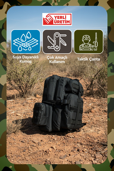 LIGHTINGHM 42 Litre Askeri Taktik Sırt Çantası