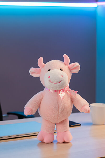 hak-iş oyuncak Patterned Plush Cow Toy – 40 cm