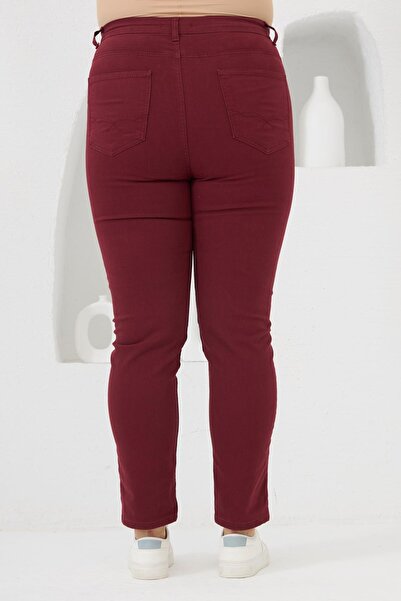 RMG Büyük Beden Pamuk Kanvas Pantalon