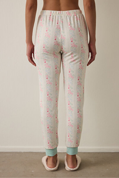 Penti Gardenya Cute Flowers Çiçekli Termal Etkisi Pijama Altı