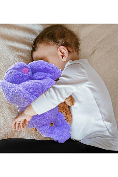 Solemia Ayıcık Hediyeli ! Oyun Ve Uyku Arkadaşım Sevimli Uzun Kulak Bunny Peluş Tavşan 65 Cm