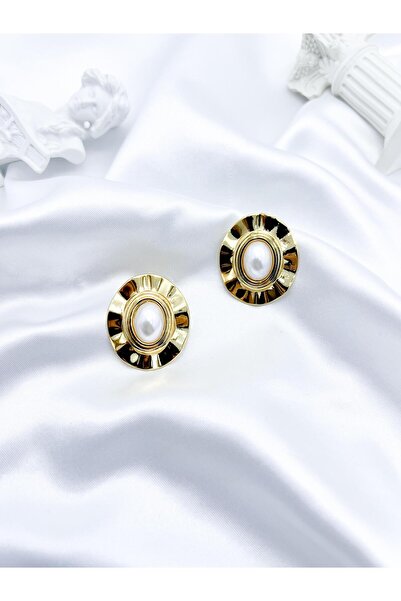 Sii Te Stesso Vintage Alisa İncili Çelik Küpe