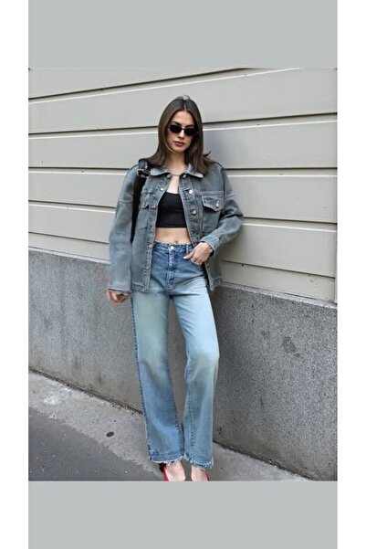 shai Women's Denim Jacket Anthracite – Comfortable and Stylish Casual Denim Jacket