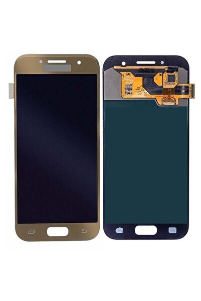 Samsung Kdr Galaxy A7 2017 A720  Sm - A720f  Revize Lcd Dokunmatik Ekran Gold