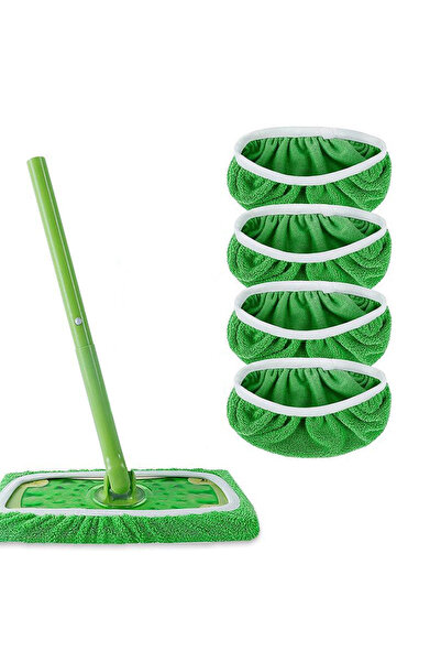 Choice 4Pcs 4/8/18Pcs Sweeper Wet & Dry Cleaning Cloths Reusable Microfiber Cleaning Mop Replacement Pad Fl